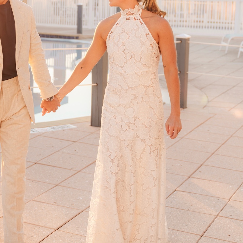 For Love And Lemons White Lace Maxi Dress - Picture 7 of 7